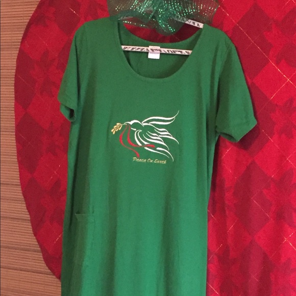 🎄😴Sleep shirt, long with pocket😴🛌 - Picture 2 of 5